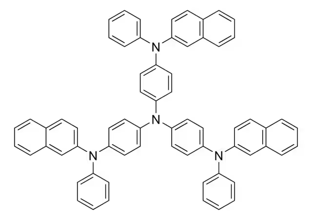 4,4',4''-Tris[2-naphthyl(phenyl)amino]triphenylamine structure, CAS 185690-41-9