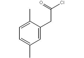 2,5-Dimethylphenylacetyl chloride structure, CAS 55312-97-5