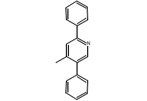 4-Methyl-2,5-diphenylpyridine structure, CAS 156021-08-8