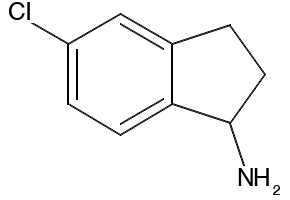 1H-INDEN-1-AMINE, 5-CHLORO-2,3-DIHYDRO structure, CAS 67120-39-2