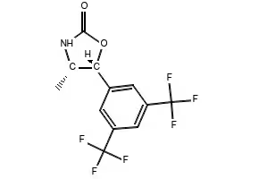 (4S,5R)-5-[3,5-bis(trifluoroMethyl)phenyl]-4-Methyl-1,3-oxazolidin-2-one structure, CAS 875444-08-9