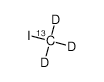 IODOMETHANE-13C-D3 structure, CAS 20710-47-8