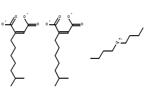 DIBUTYL TIN BIS(ISOOCTYLMALEATE) structure, CAS 25168-21-2