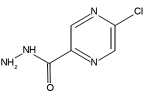 5-Chloropyrazine-2-carboxylic acid hydrazide structure, CAS 848952-83-0
