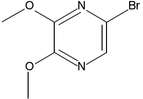 5-BroMo-2,3-diMethoxypyrazine structure, CAS 89466-19-3