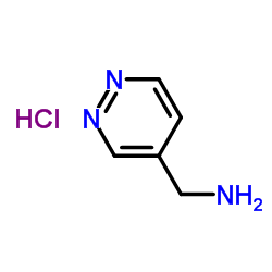 Pyridazin-4-ylmethanamine structure, CAS 1351479-13-4