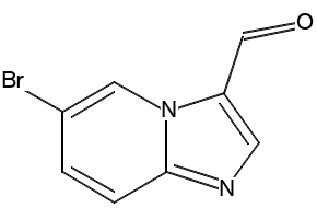 6-Bromoimidazo[1,2-a]pyrazine-3-carbaldehyde structure, CAS 1208084-47-2