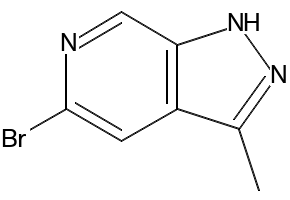 5-Bromo-3-methyl-1H-pyrazolo[3,4-c]pyridine structure, CAS 929617-30-1