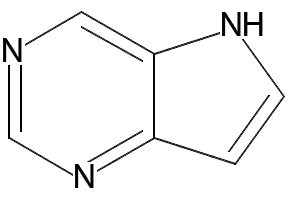1,4,6-Triazaindene structure, CAS 272-50-4