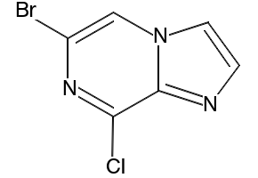 6-Bromo-8-chloroimidazo[1,2-A]pyrazine structure, CAS 1208083-37-7