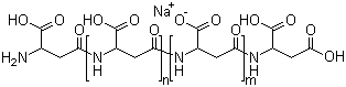 Sodium of polyaspartic acid structure, CAS 181828-06-8