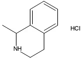 1-Methyl-1,2,3,4-tetrahydroisoquinoline hydrochloride structure, CAS 111635-08-6