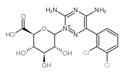 LamotrigineN2-glucuronide structure, CAS 133310-19-7