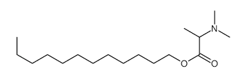 dodecyl 2-dimethylaminopropanoate structure, CAS 149196-89-4
