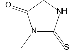 MTH-GLYCINE structure, CAS 694-68-8