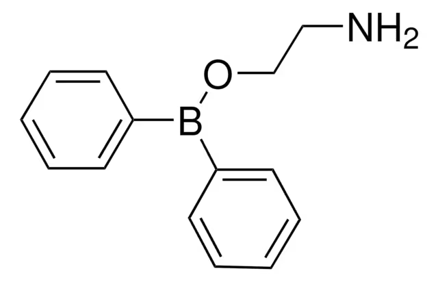 (2-AMINOETHOXY)DIPHENYLBORANE structure, CAS 524-95-8