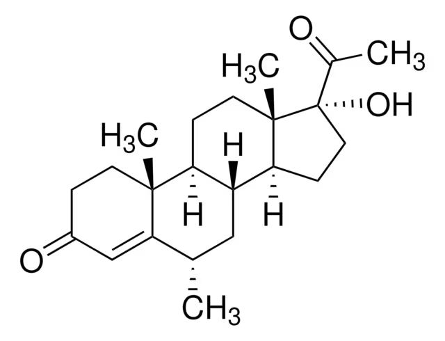 MEDROXYPROGESTERONE structure, CAS 520-85-4