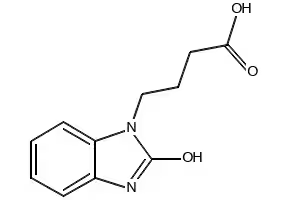 1H-BENZIMIDAZOLE-1-BUTANOIC ACID, 2,3-DIHYDRO-2-OXO structure, CAS 3273-68-5