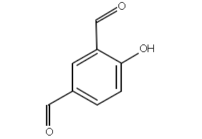 4-HYDROXYISOPHTHALALDEHYDE structure, CAS 3328-70-9
