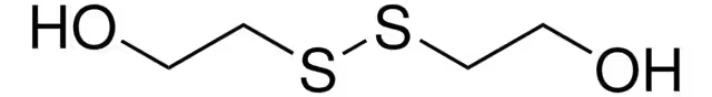 2,2'-DITHIODIETHANOL structure, CAS 1892-29-1