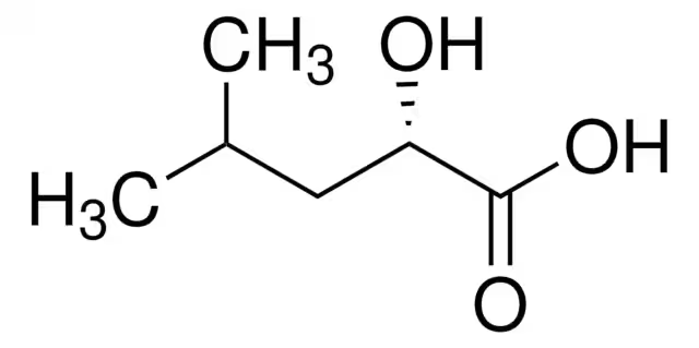 L-ALPHA-HYDROXYISOCAPROIC ACID structure, CAS 13748-90-8