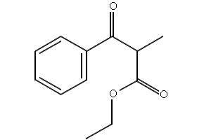 2-METHYL-3-OXO-3-PHENYL-PROPIONIC ACID ETHYL ESTER structure, CAS 10488-87-6