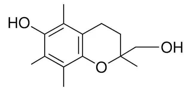 2-HYDROXYMETHYL-2,5,7,8-TETRAMETHYLCHROMAN-6-OL structure, CAS 79907-49-6
