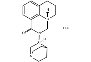 PALONOSETRON HCL structure, CAS 135729-62-3