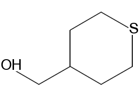 2H-Thiopyran-4-methanol, tetrahydro- structure, CAS 100277-27-8
