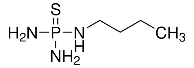 N-(n-Butyl)thiophosphoric triamide structure, CAS 94317-64-3