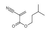 isoamyl 2-cyanoacrylate structure, CAS 19475-26-4