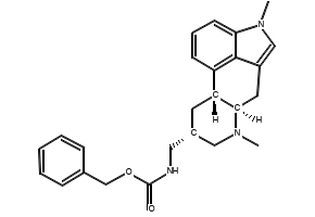 METERGOLINE structure, CAS 17692-51-2