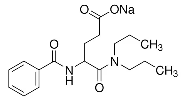 PROGLUMIDE, SODIUM SALT structure, CAS 99247-33-3