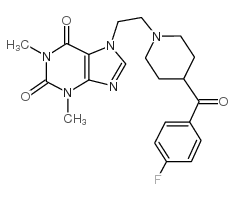 Flufylline structure, CAS 82190-91-8