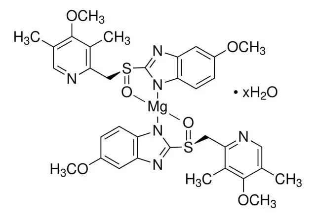 Esomeprazole magnesium structure, CAS 161973-10-0