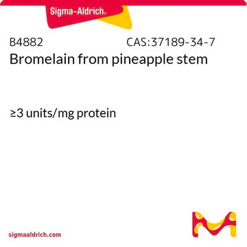 BROMELAIN FROM PINEAPPLE STEM 2 U/MG structure, CAS 37189-34-7