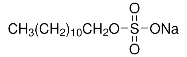 SODIUM LAURYL SULFATE structure, CAS 751-21-3