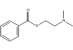 2-(Dimethylamino)ethyl benzoate structure, CAS 10549-59-4
