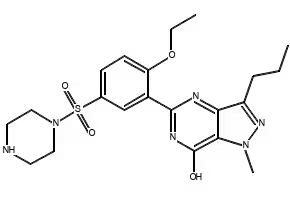 DESMETHYL SILDENAFIL structure, CAS 139755-82-1