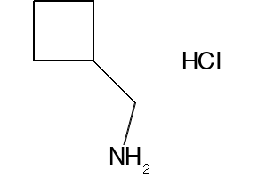 Cyclobutylmethylamine hydrochloride structure, CAS 5454-82-0