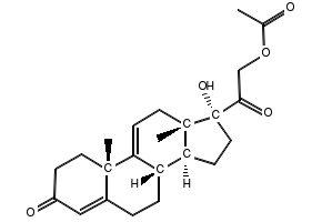 ANECORTAVE ACETATE structure, CAS 7753-60-8
