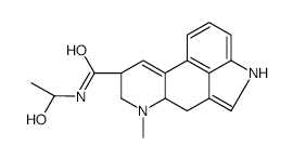 : (S)-9,10-didehydro-N-(1-hydroxyethyl)-6-methylergoline-8beta-carboxamide structure, CAS 3343-15-5