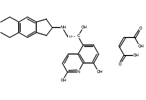 Indacaterol Maleate structure, CAS 753498-25-8