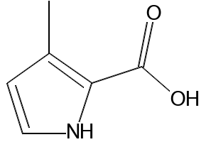 Pyrrole-2-carboxylic acid, 3-methyl- (6CI,7CI) structure, CAS 90724-57-5