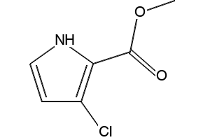 Methyl 3-chloro-1H-pyrrole-2-carboxylate structure, CAS 226410-00-0