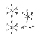 aluminium hexafluorosilicate structure, CAS 17099-70-6