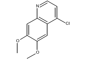 4-CHLORO-6,7-DIMETHOXYQUINOLINE structure, CAS 35654-56-9