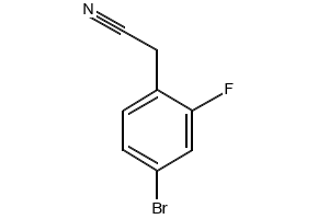 4-BROMO-2-FLUOROBENZYL CYANIDE structure, CAS 114897-91-5