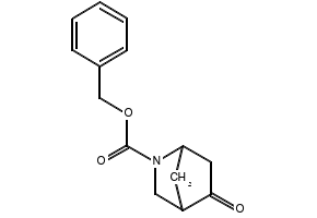 benzyl 5-oxo-2aza-bicyclo[2.2.1]heptance-2-carboxylate structure, CAS 140927-13-5