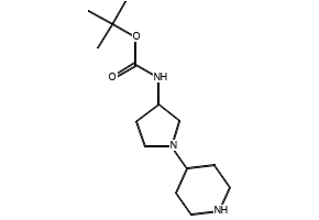(1-PIPERIDIN-4-YL-PYRROLIDIN-3-YL)-CARBAMIC ACID TERT-BUTYL ESTER structure, CAS 903094-57-5